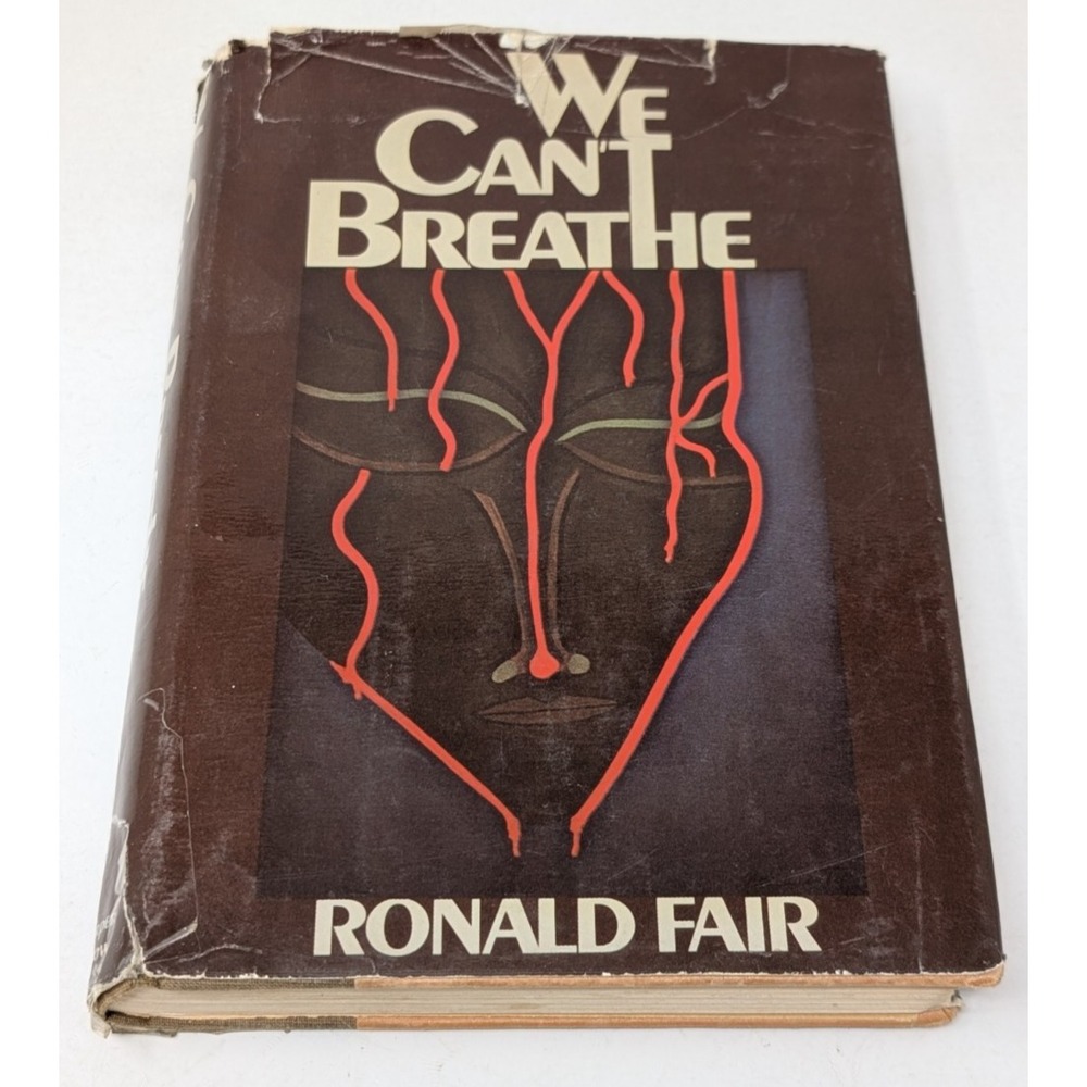 We Can't Breathe By Ronald Fair 1st Black Biography Chicago History Book VTG 70s